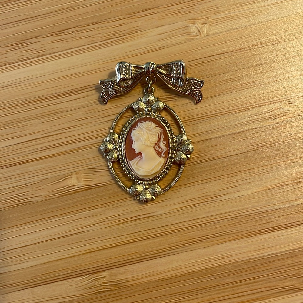 Cameo brooch